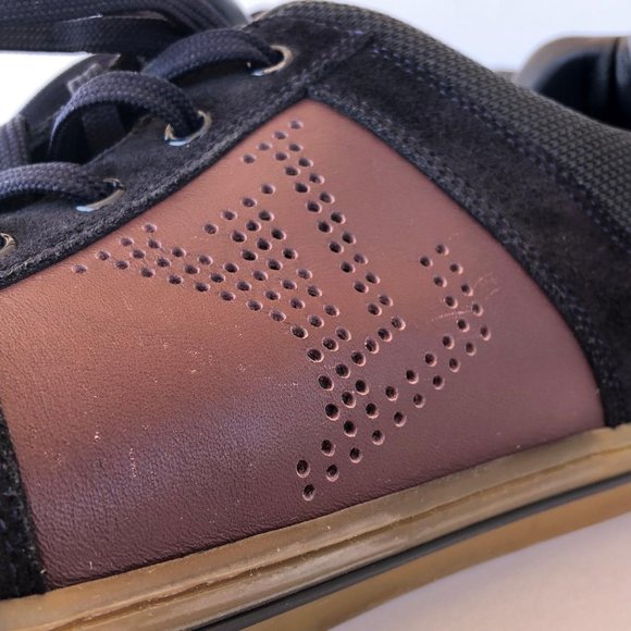 Louis Vuitton Round-Toe Low-Top Sneakers Size 7.5 - Picture 10 of 12